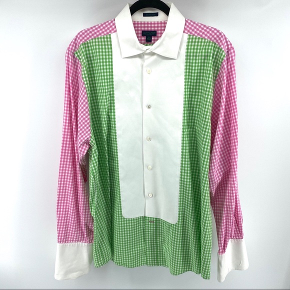 Lilly Pulitzer Other - RARE Lilly Pulitzer Via Palm Beach Tuxedo Shirt